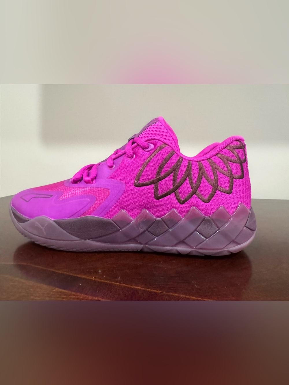PUMA MB.01 Lo 'Disco' LaMelo Ball Basketball Shoes - Purple/Pink - Brand New